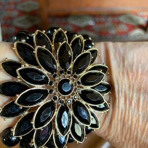 Prima Donna exquisite beaded and bejeweled statement bracelet